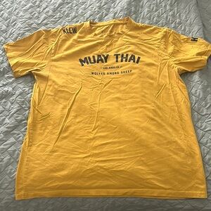 Kill Crew Yellow Muay Thai T-Shirt